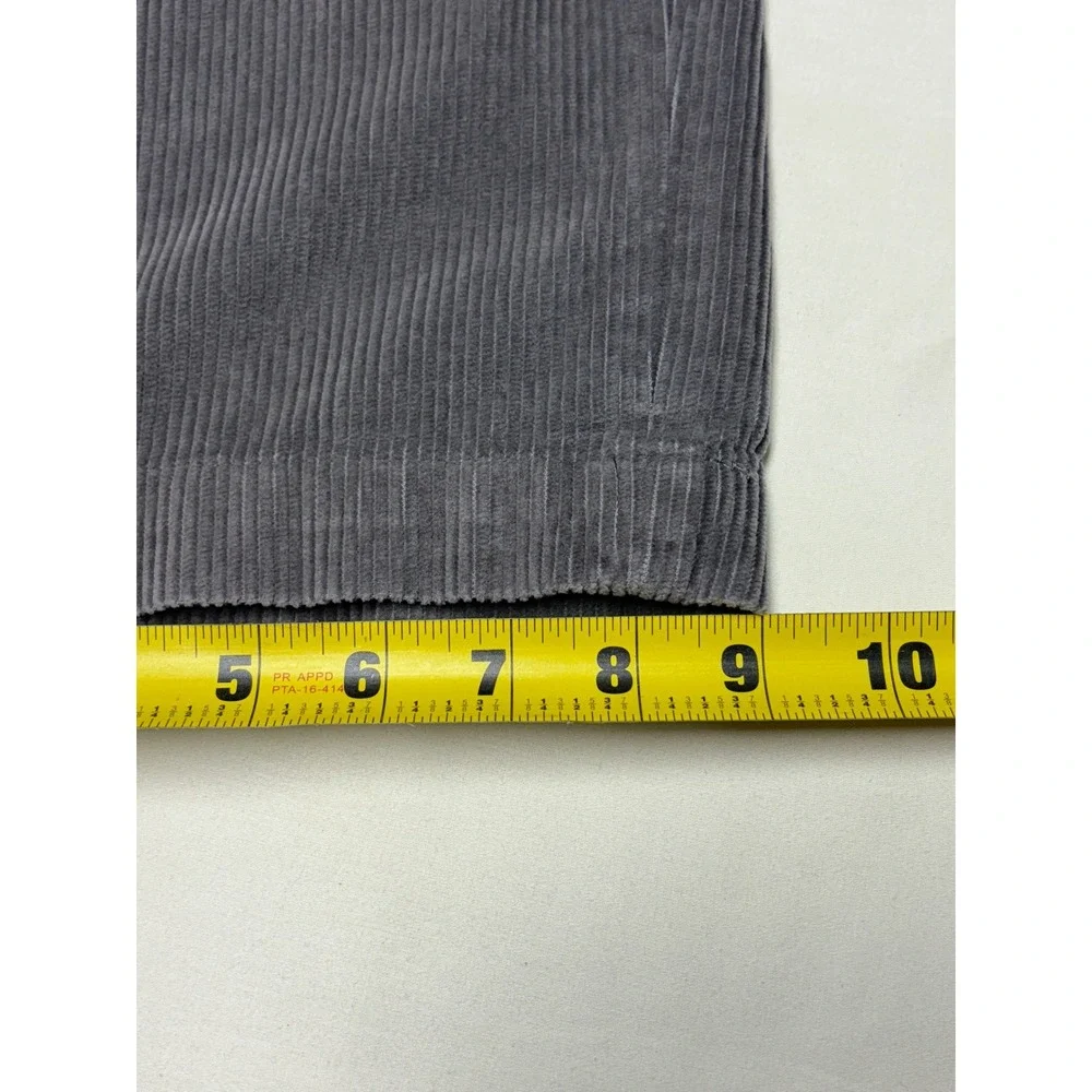 Brooks‎ Brothers Hudson Gray Corduroy Pants Men's W38 L32 Y2k Casual